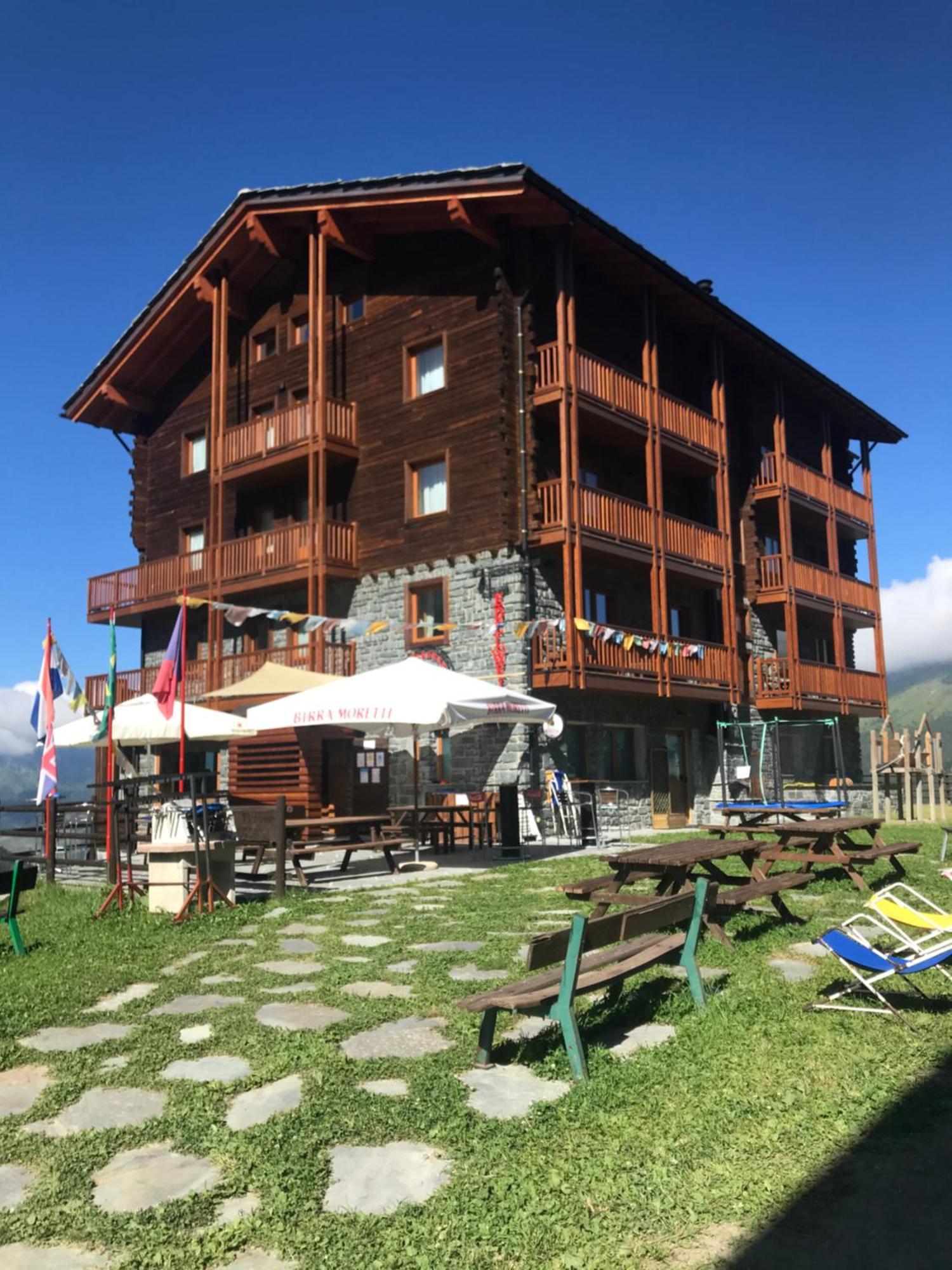 Edelweiss Hotel Champoluc Bagian luar foto